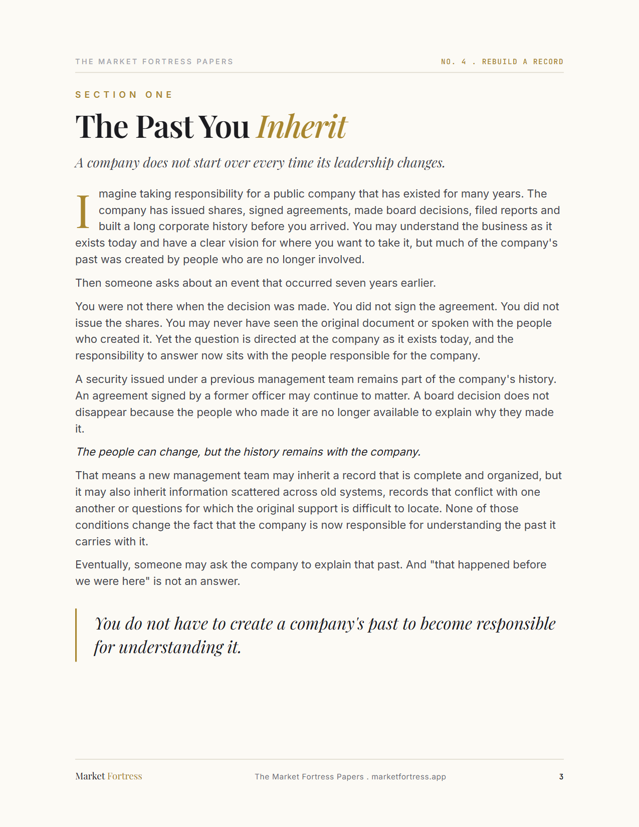 How We Help Rebuild a Record, page 3