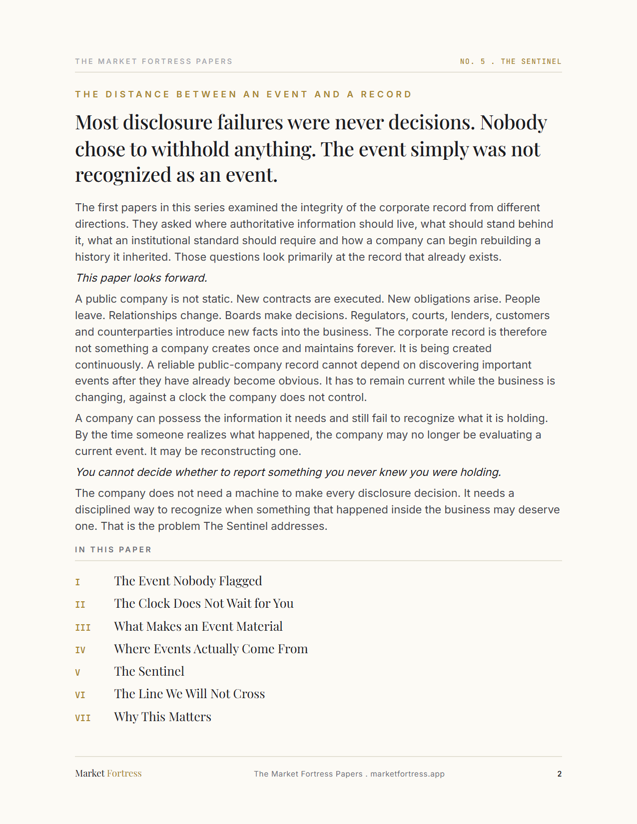 The Sentinel, page 2