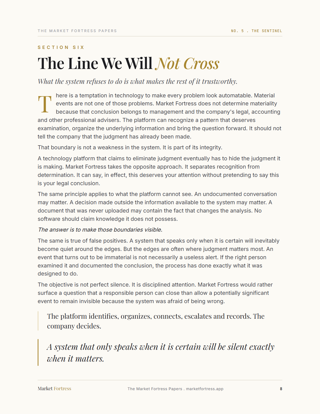The Sentinel, page 8